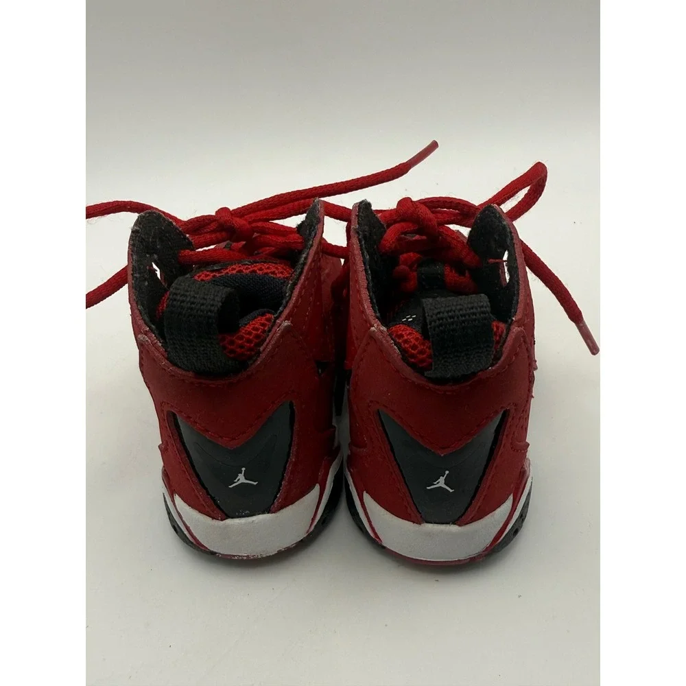 Nike Jordan 7 Retro TD Gym Red Black White Toddler Sneakers 343796-607 Size 3C